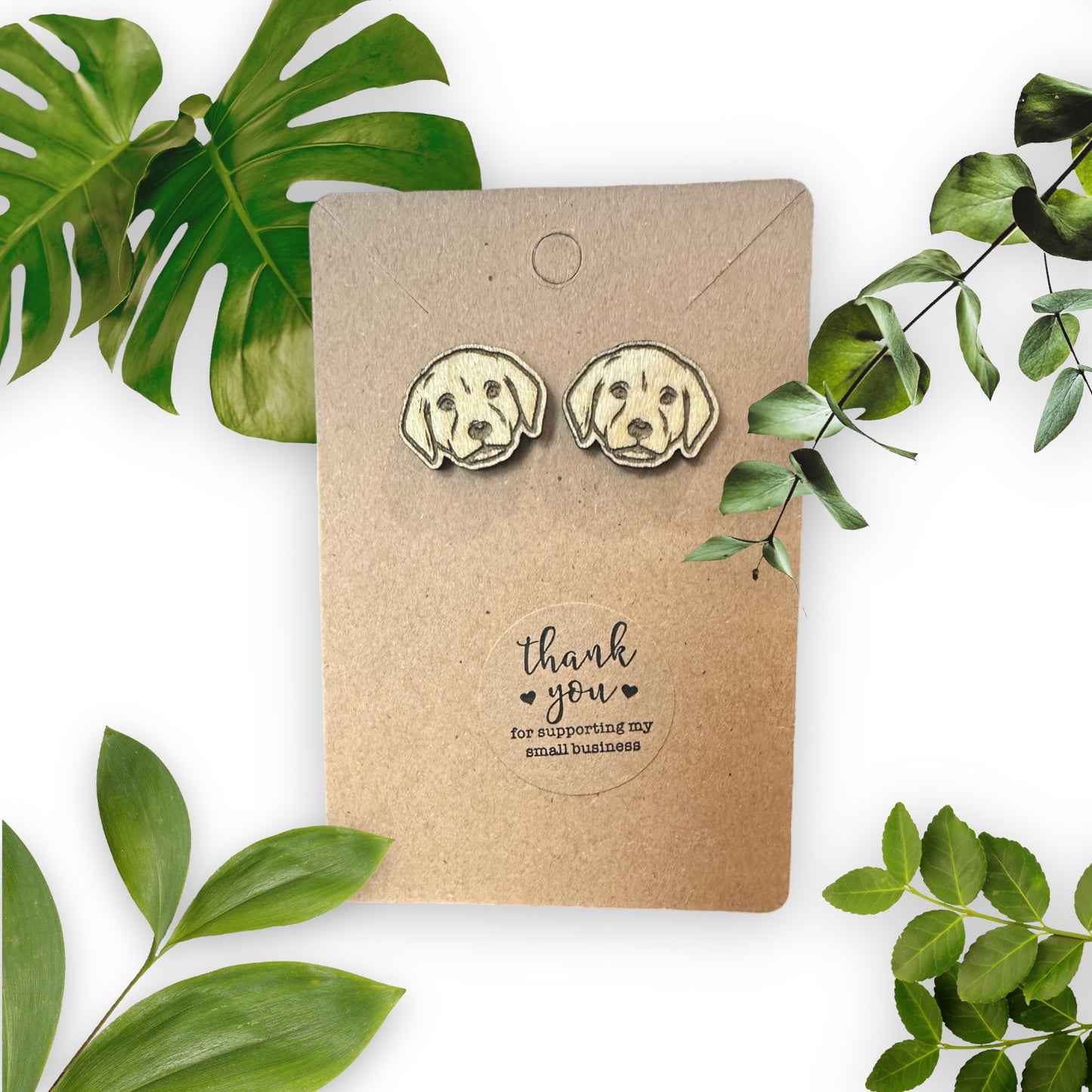 Furry Friend Dog Earrings