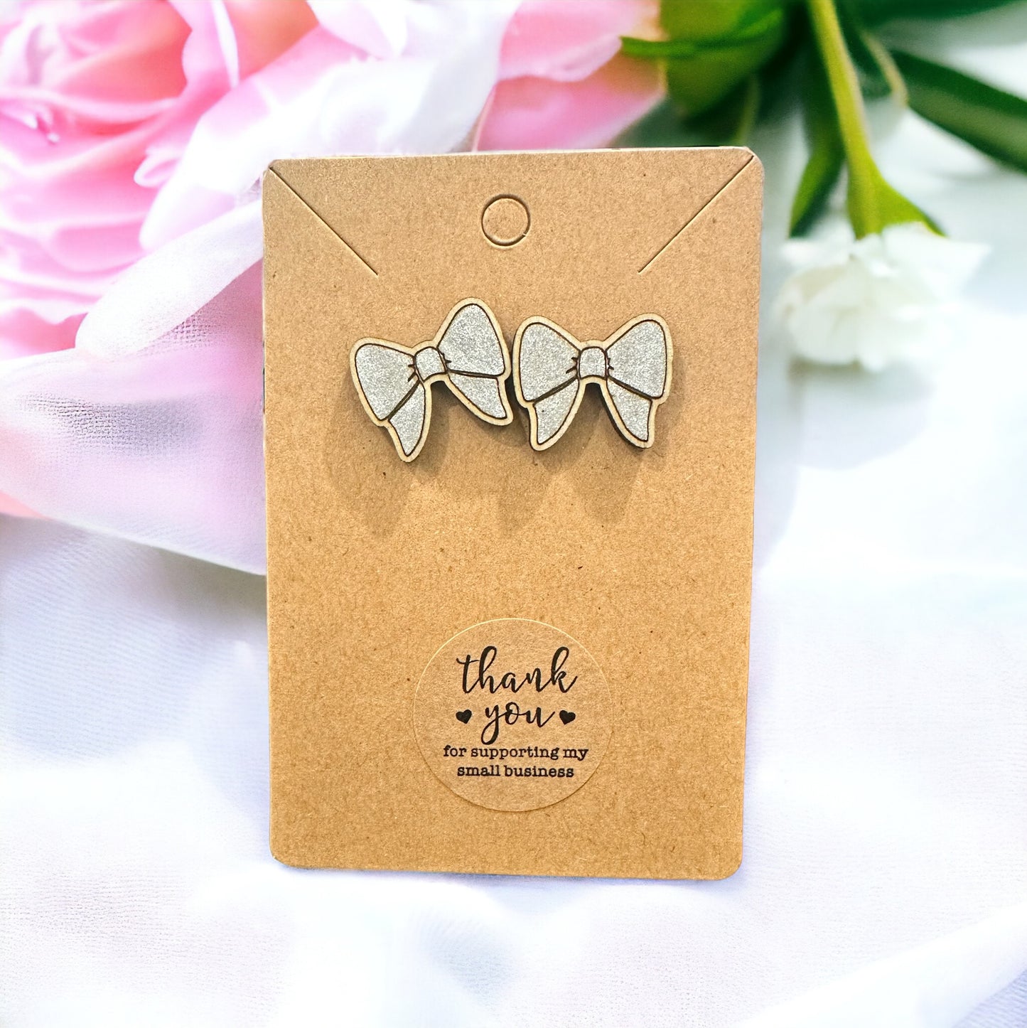 Bow Stud/Post Earrings | Girly | Ballerina