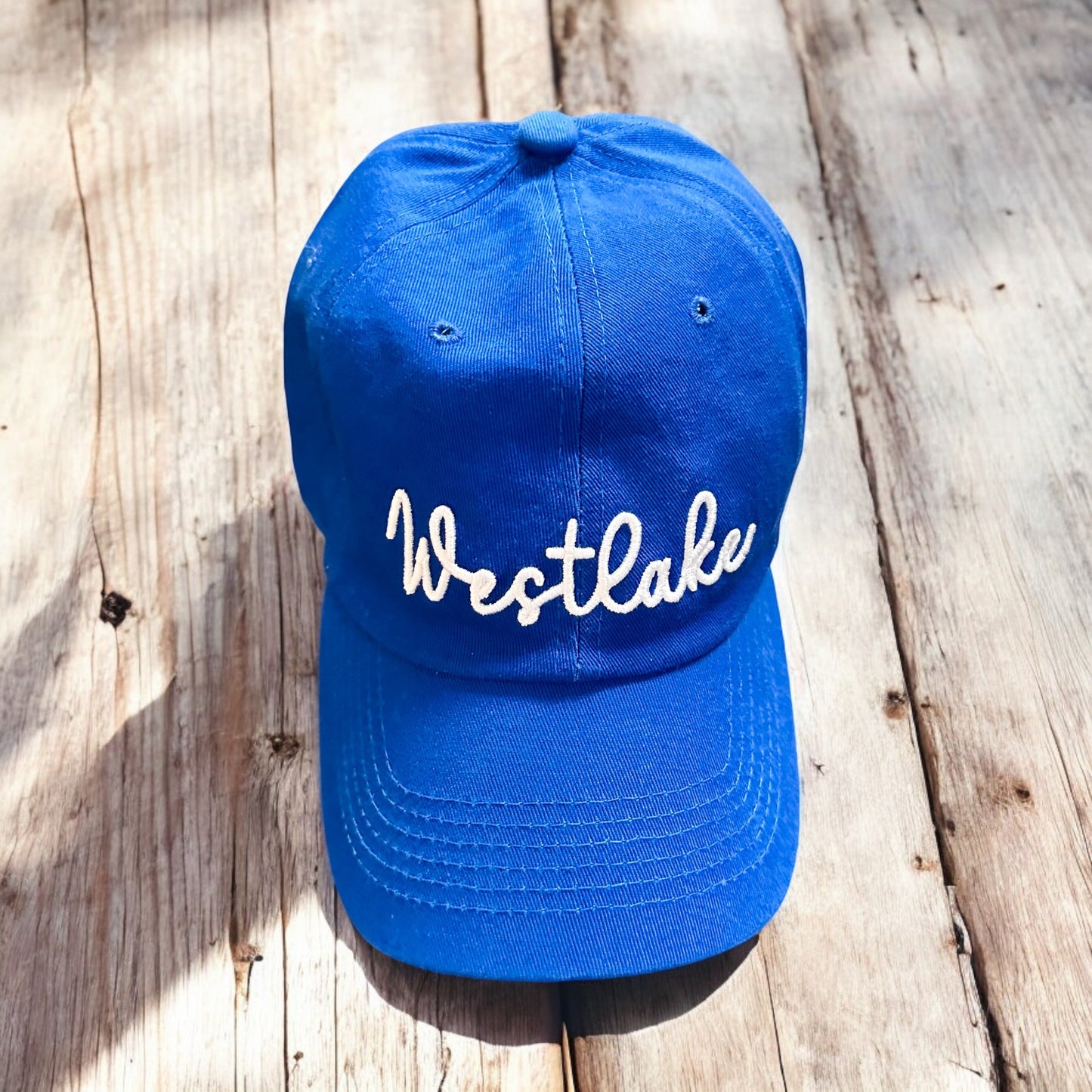 Custom Puff Script Baseball Hat