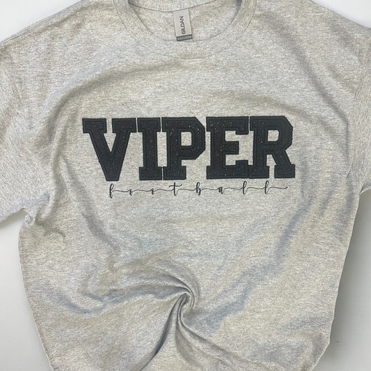 Custom Vipers Collegiate Applique T-Shirt
