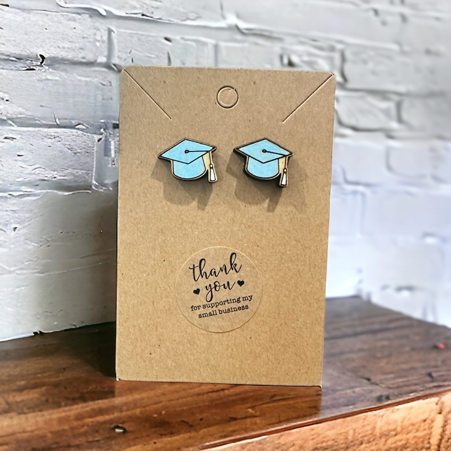 Graduation Hat Earrings