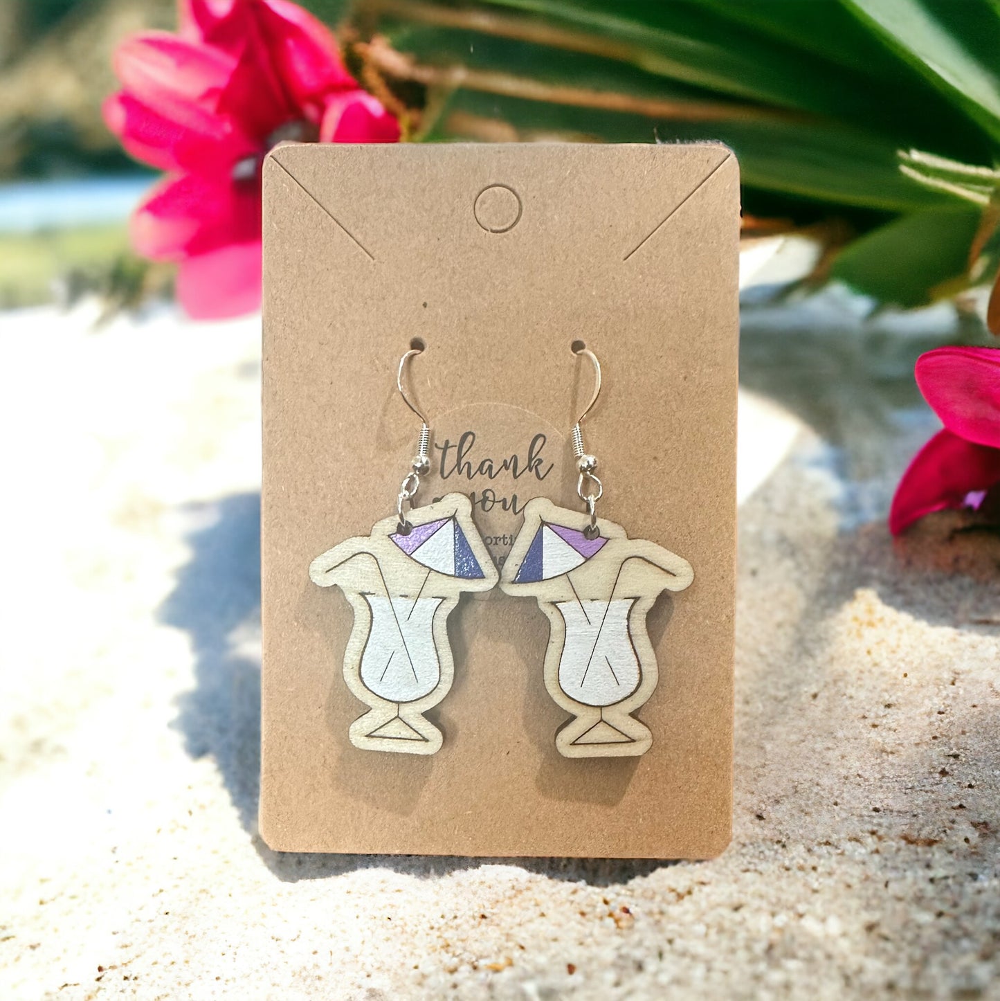 Tropic Twist Green Cocktail Earrings
