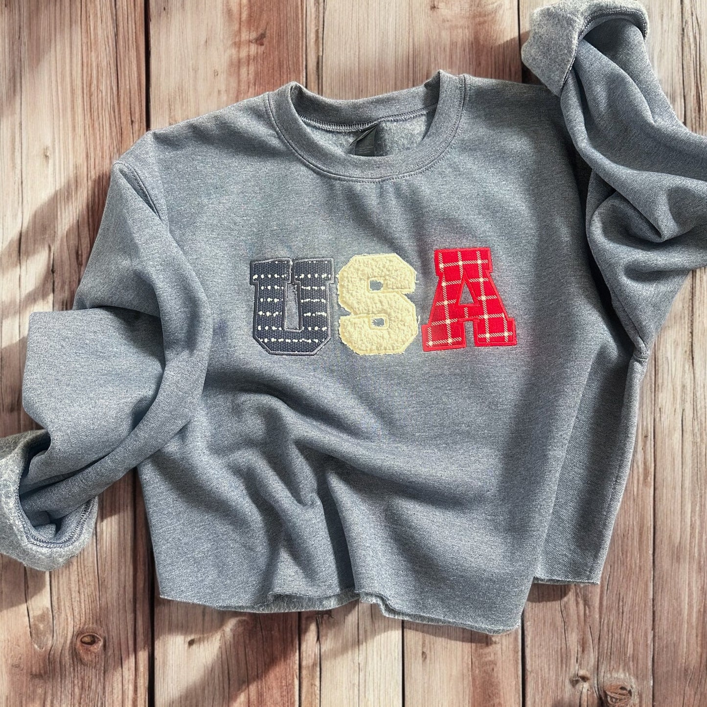 USA Embroidered Sweatshirt