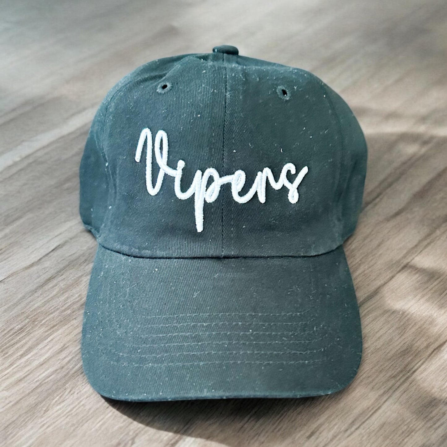 Custom Puff Script Baseball Hat