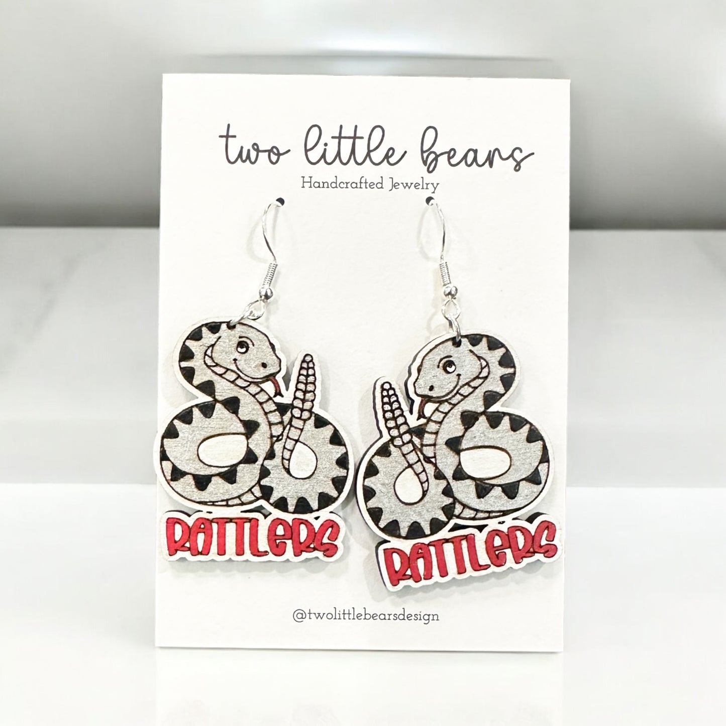 Rattler Inspired Earrings
