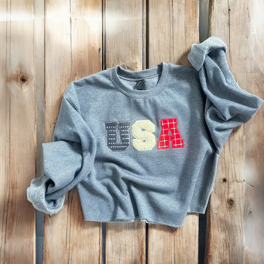 USA Embroidered Sweatshirt