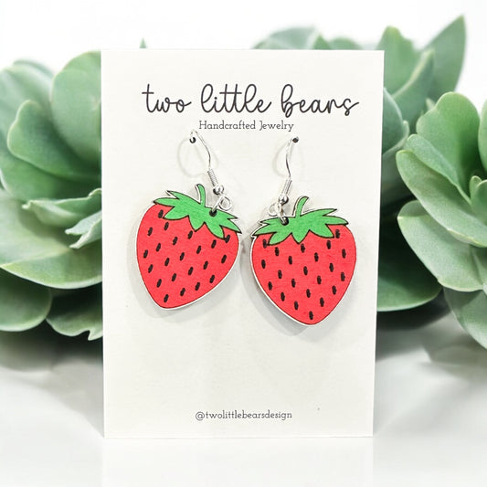 Sweet Strawberry Earrings