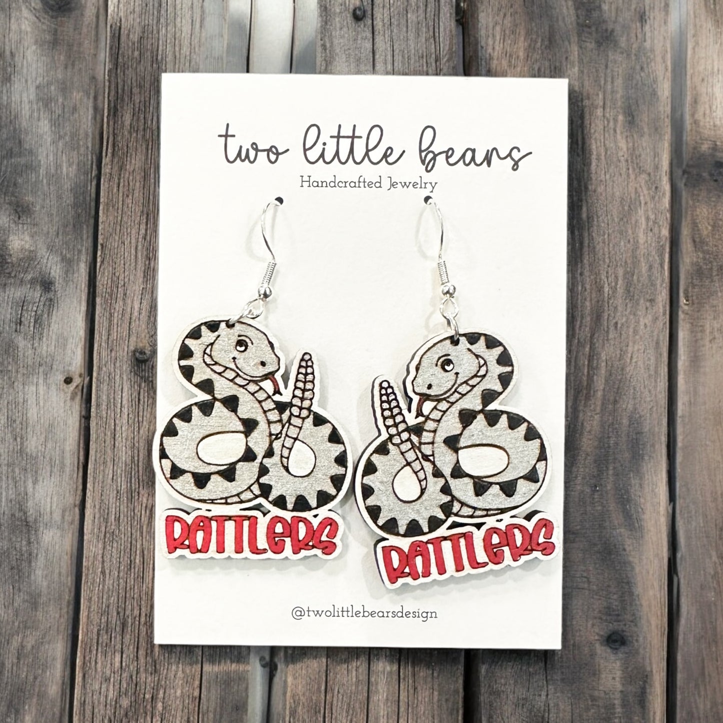 Rattler Inspired Earrings