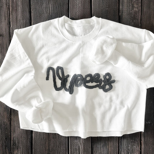 Viper Chenille Style Script Sweatshirt