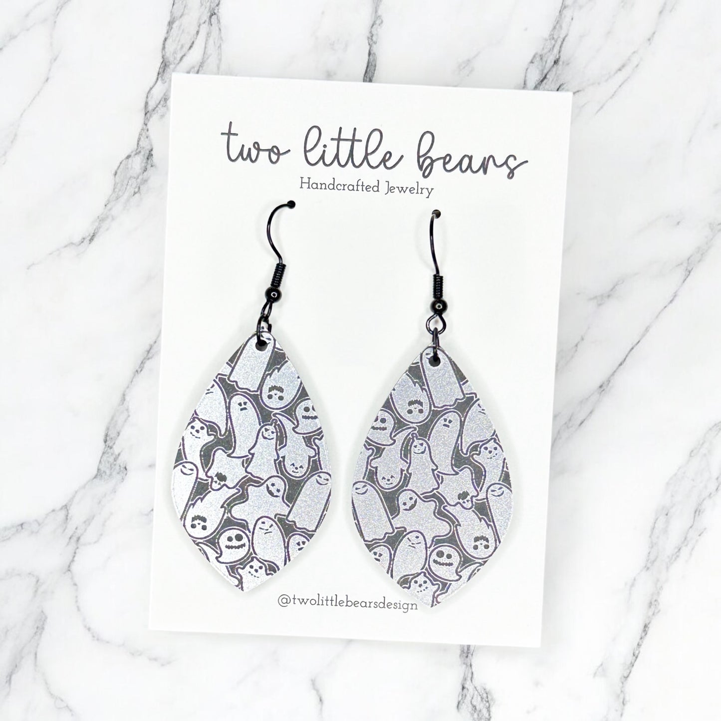 Ghostly Acrylic Earrings