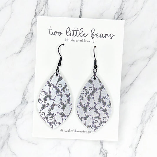 Ghostly Acrylic Earrings