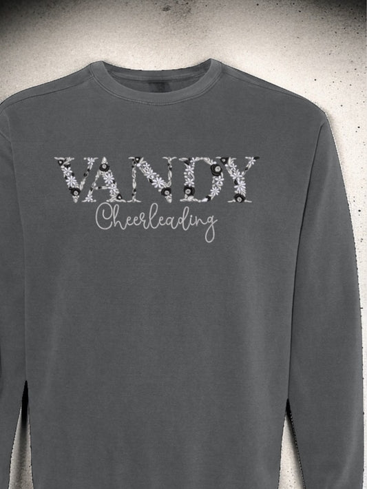 Vandy Cheer Floral CC Crew