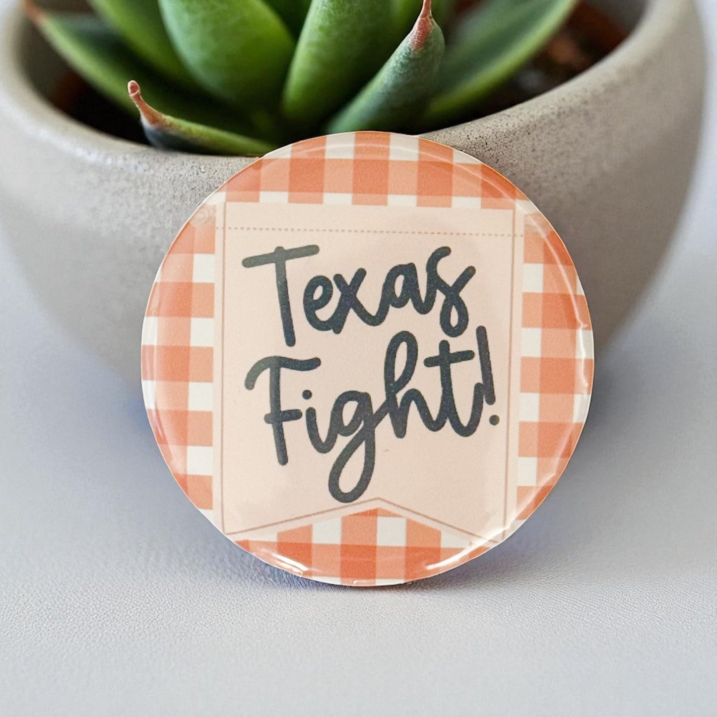 Texas Fight Game Day Button