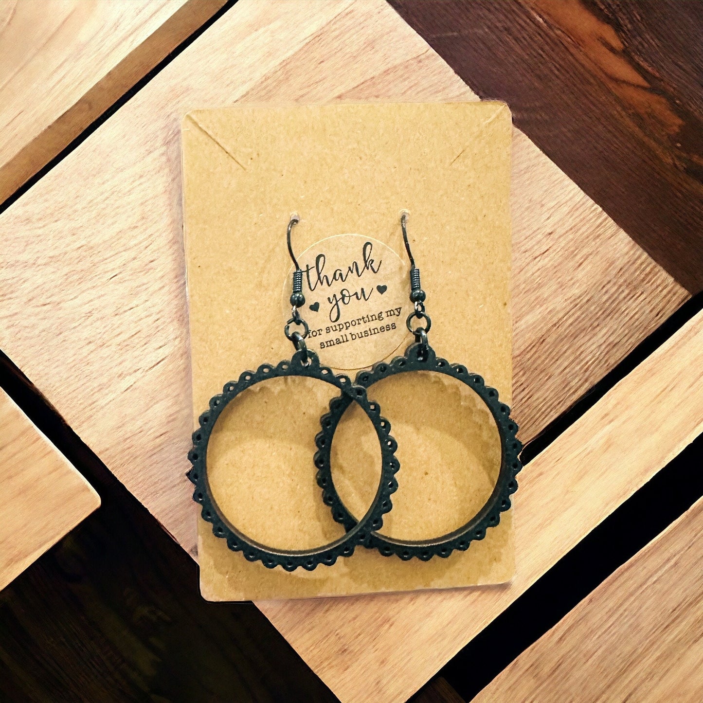 Dainty Eyelet Earrings