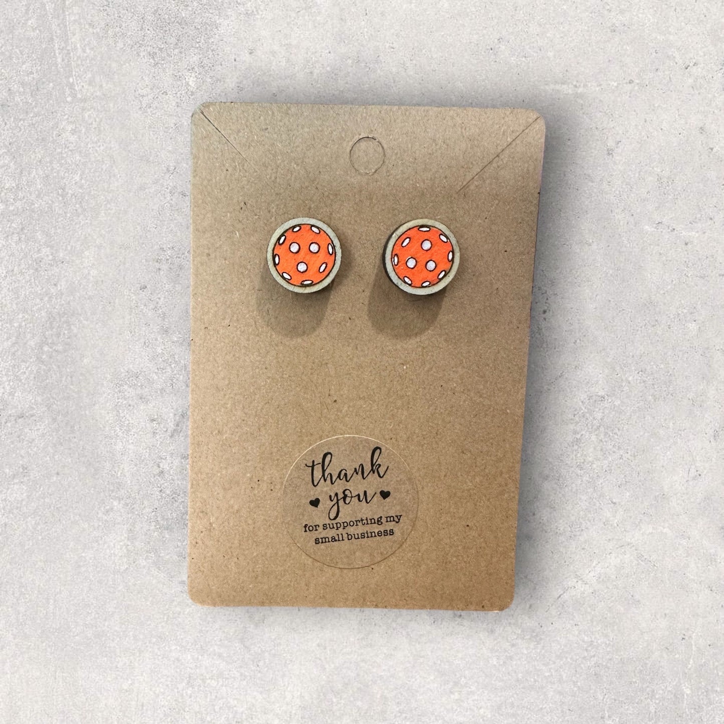 Pickleball Post Earrings