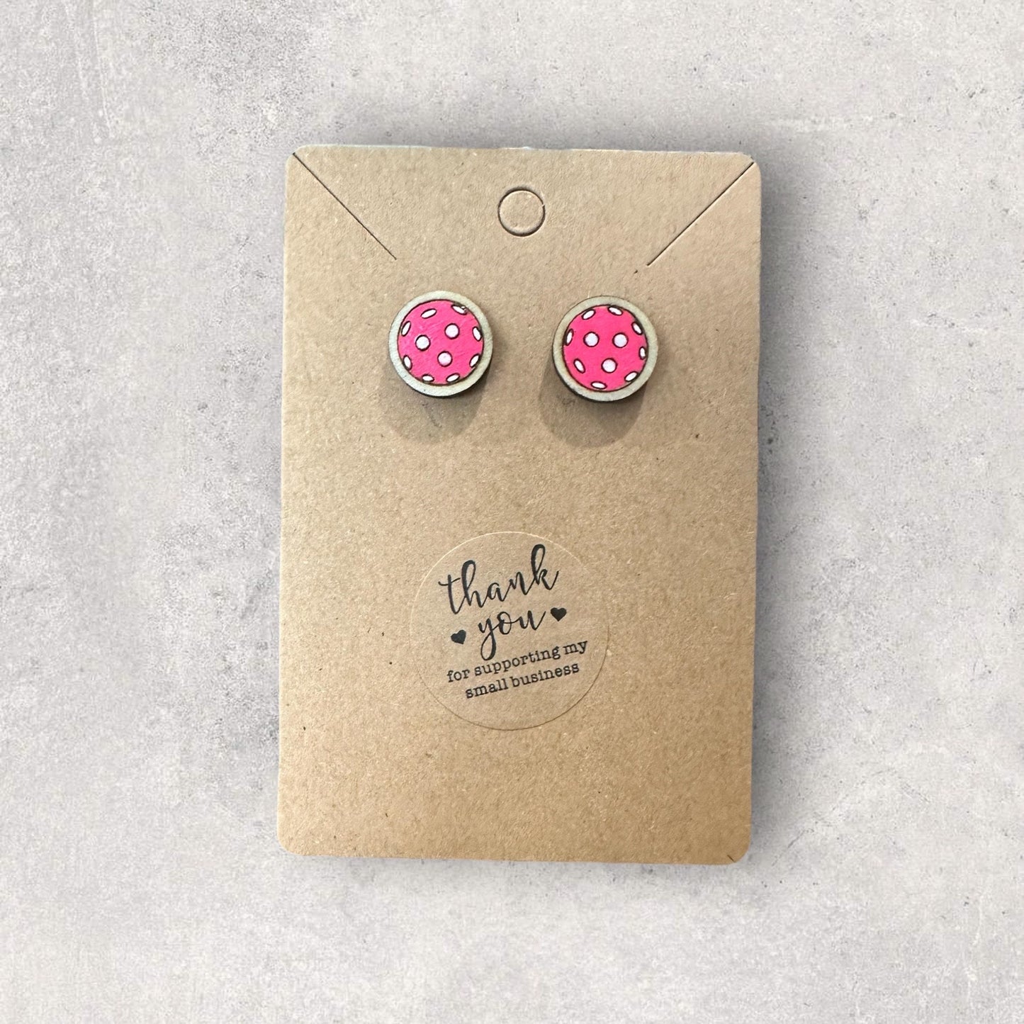 Pickleball Post Earrings