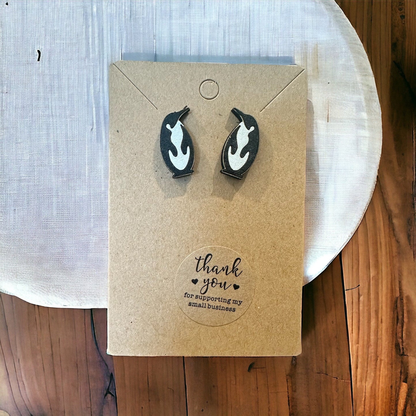 Penguin Earrings