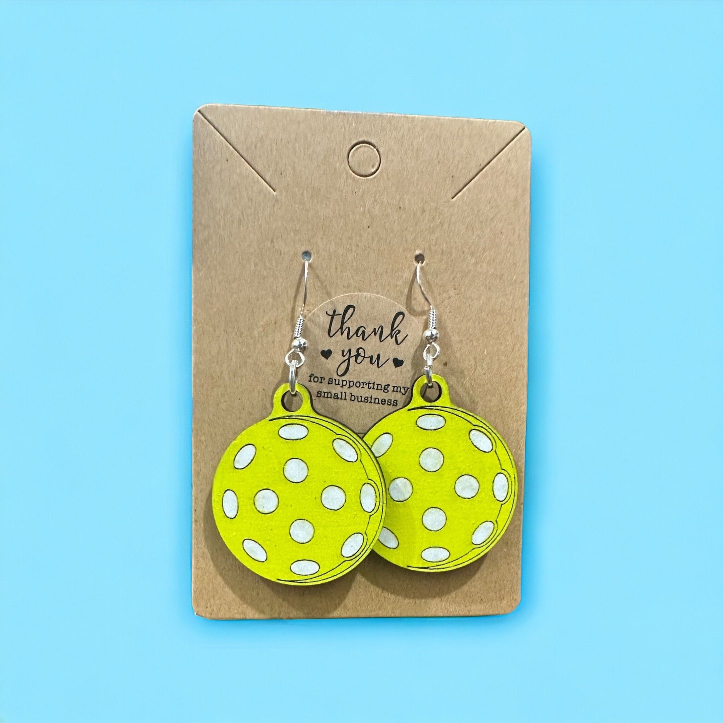 Pickleball Drop Earrings