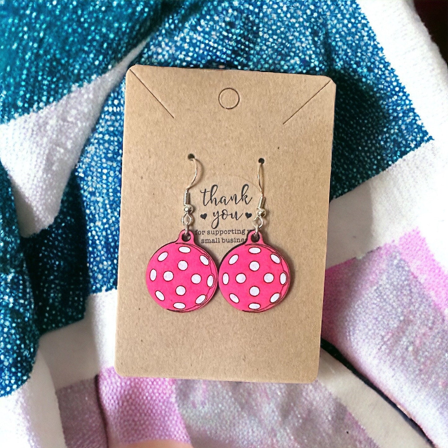 Pickleball Drop Earrings