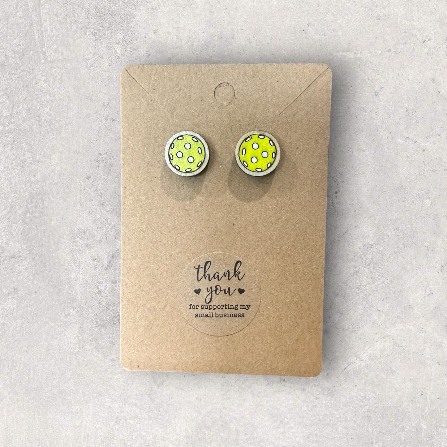 Pickleball Post Earrings