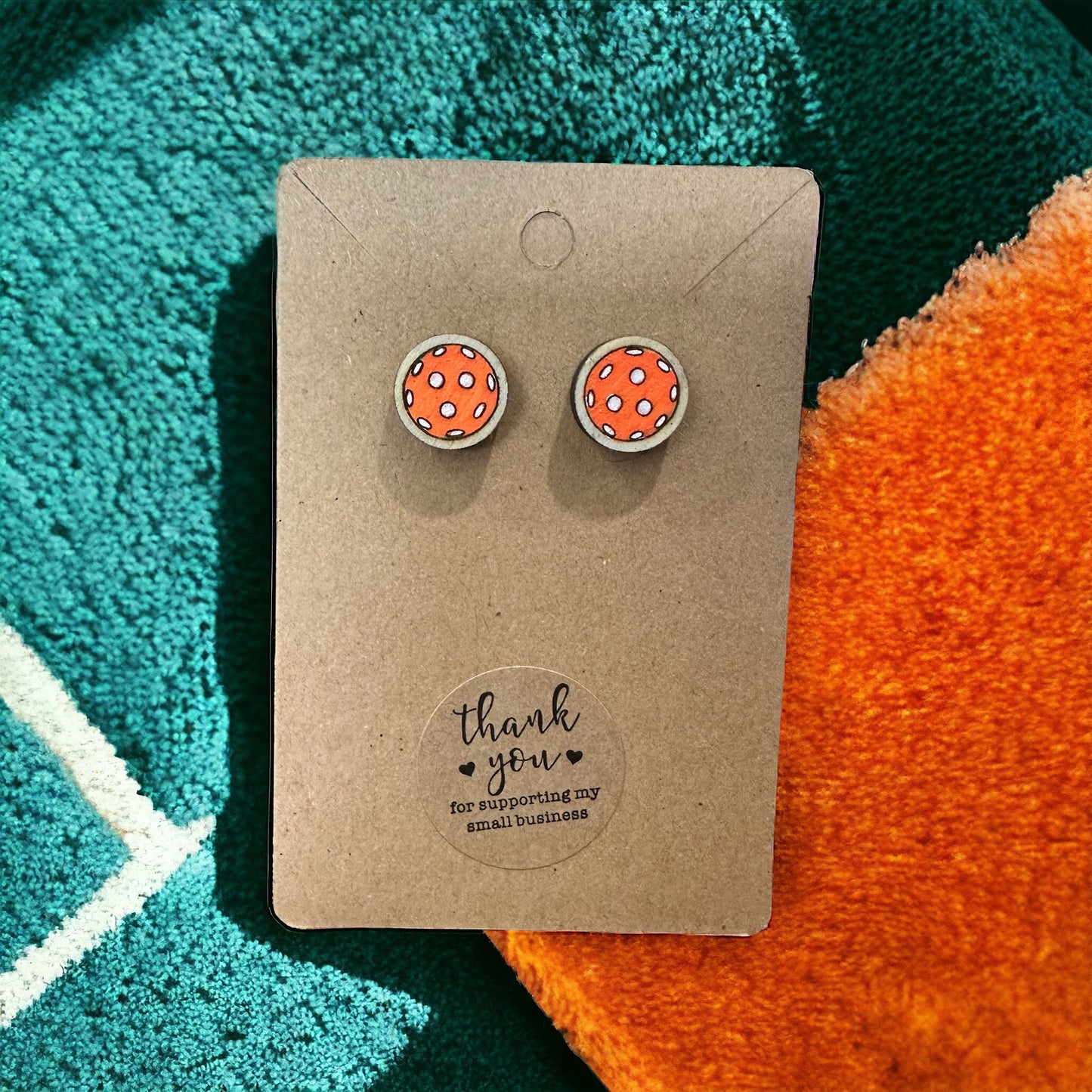 Pickleball Post Earrings