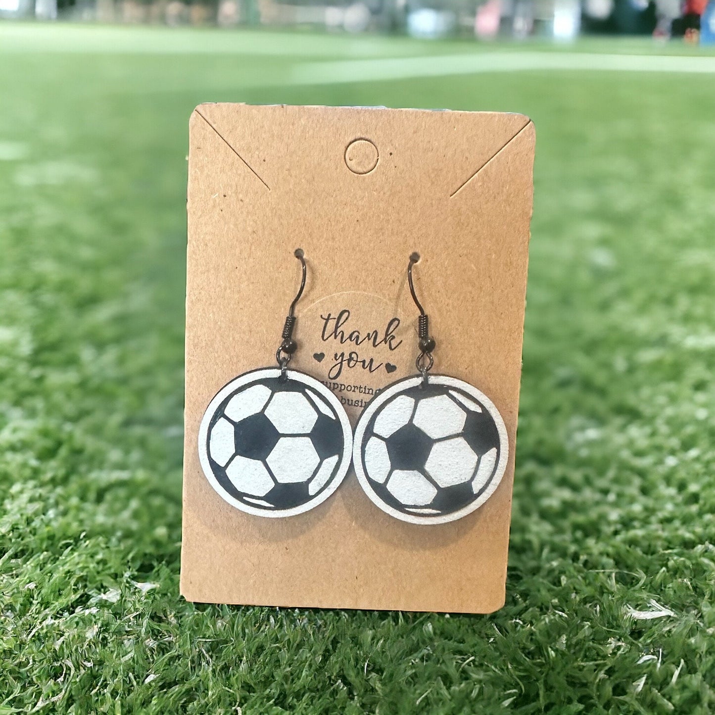 Soccer Ball Earrings