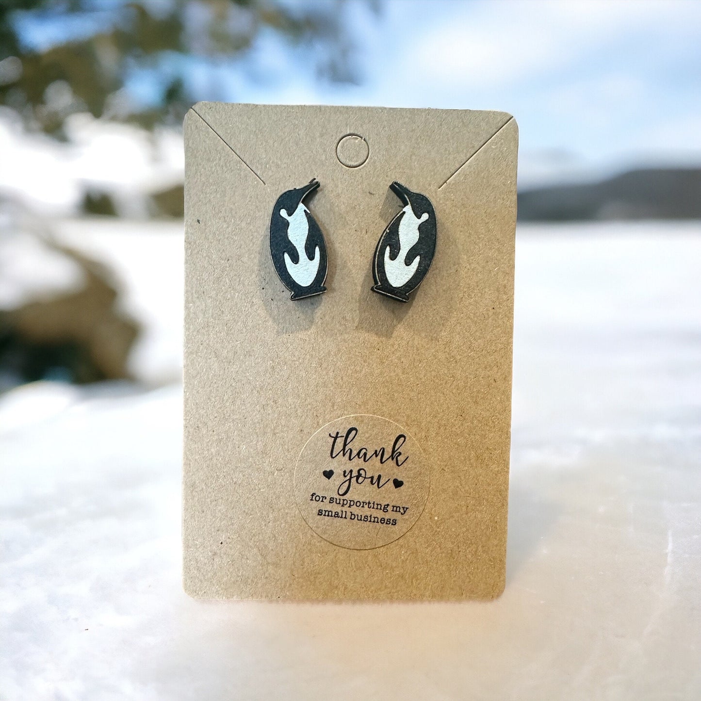 Penguin Earrings