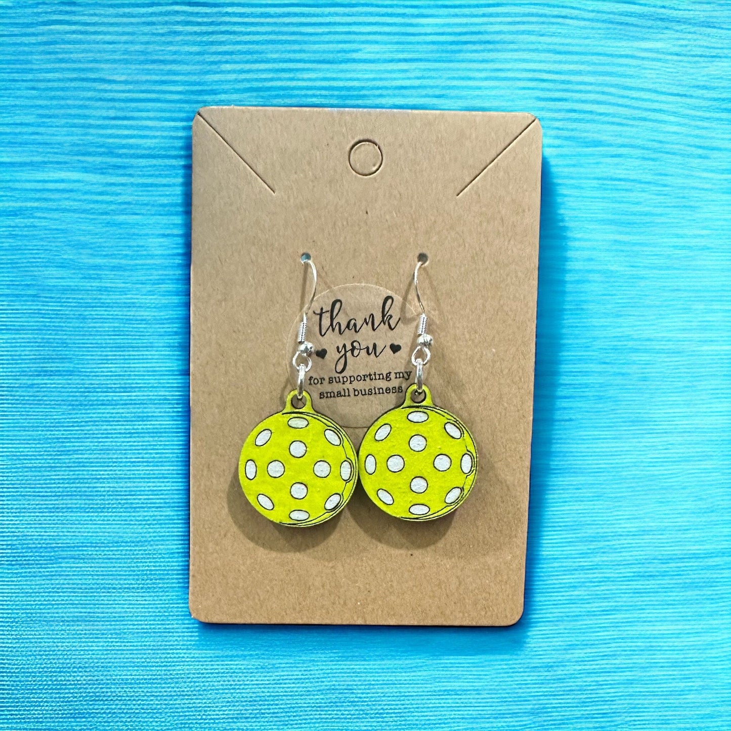 Pickleball Drop Earrings