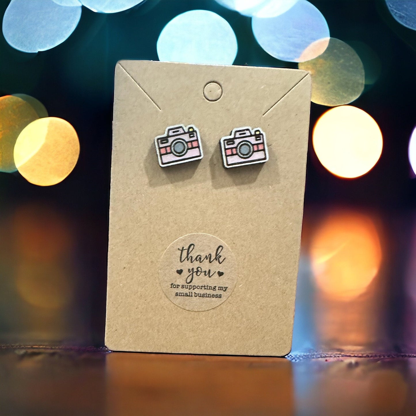 Camera Earrings