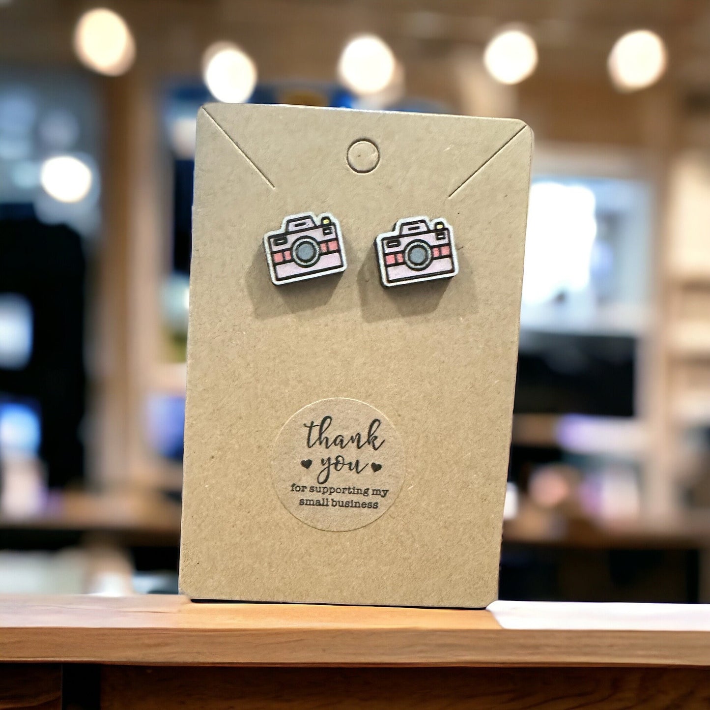 Camera Earrings