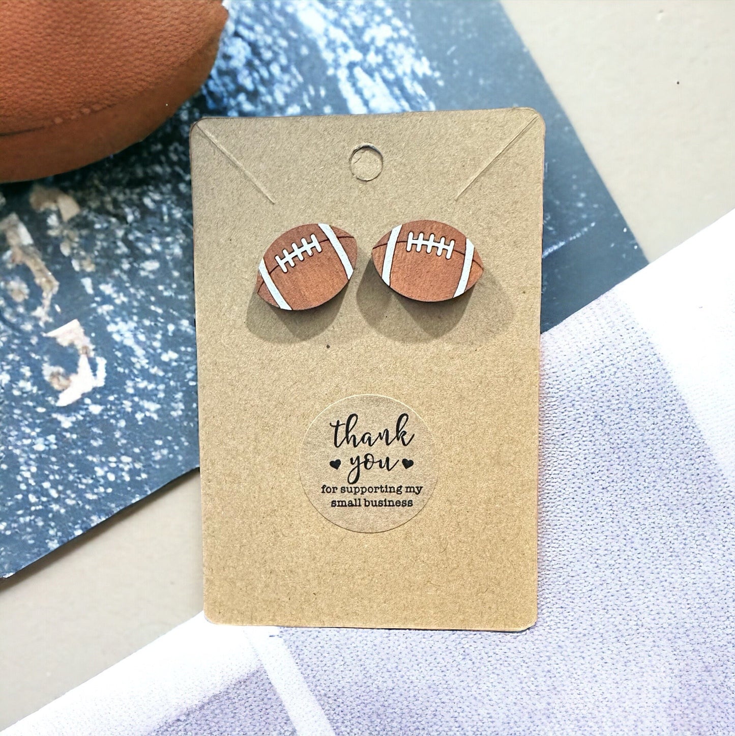 Football Earrings