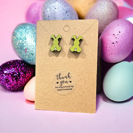Easter Bunny Double Floppy Earrings