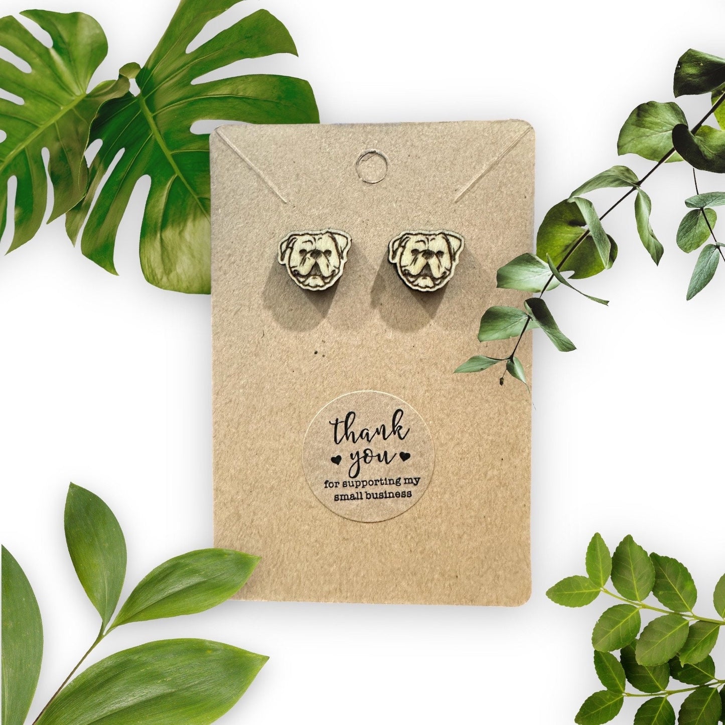 Furry Friend Dog Earrings