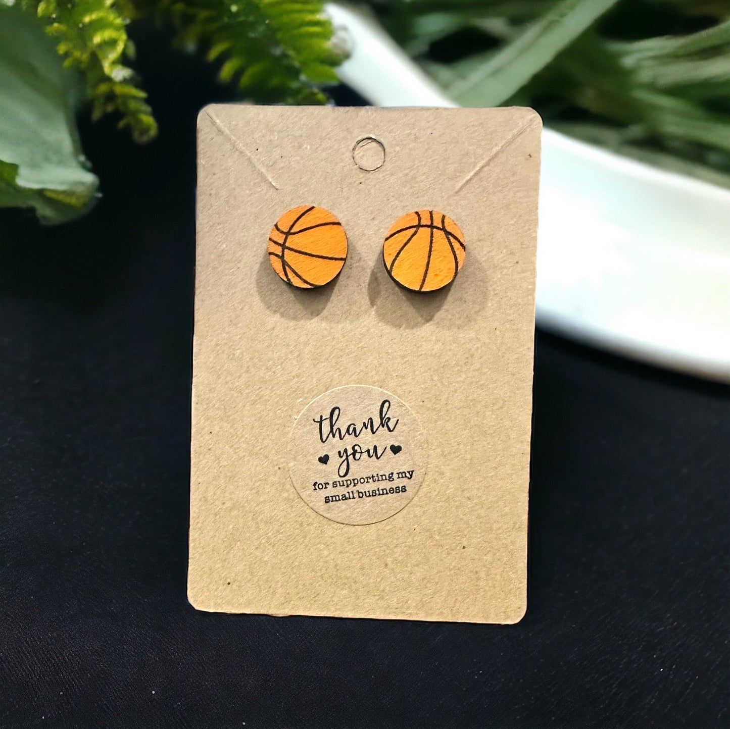 Basketball Earrings