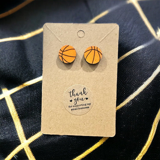 Basketball Earrings