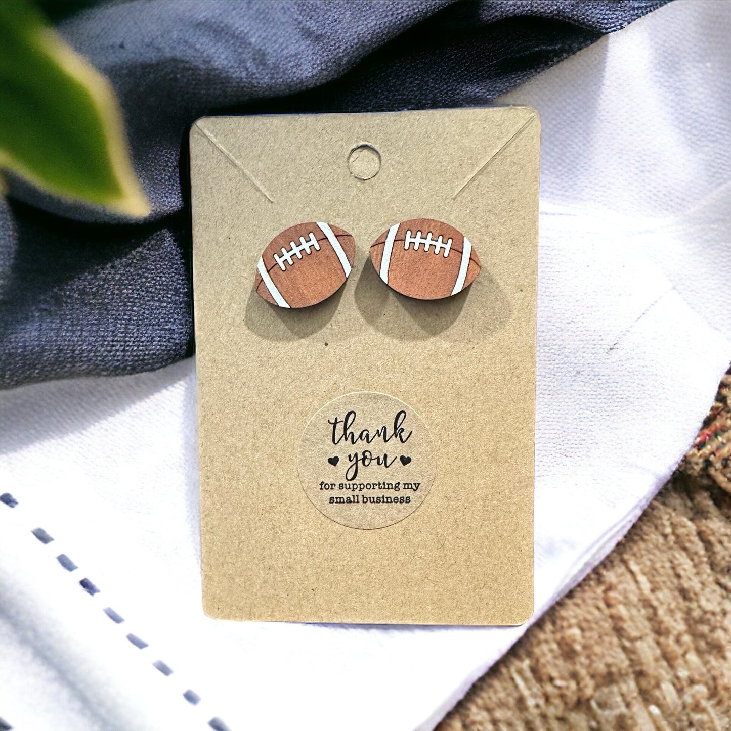 Football Earrings
