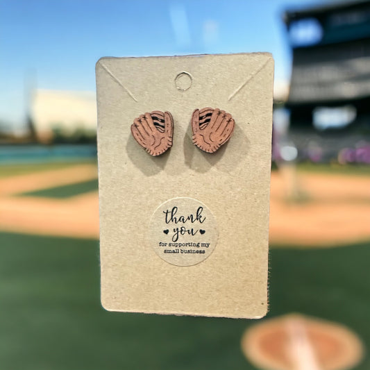 Baseball Glove Earrings