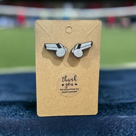 Whistle Post/Stud Earrings | Coach | Team
