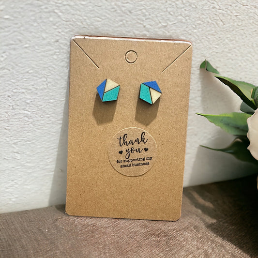 Geometric Post/Stud Earrings | Birthday | Bachelorette | Mothers Day