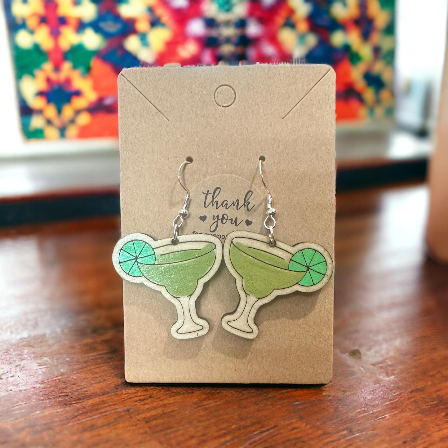 Margarita - Tequila, Salt, Lime Earrings