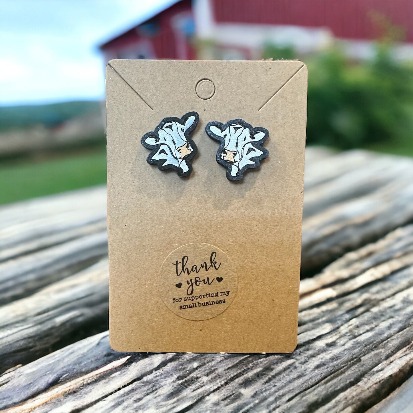 Cow Earrings