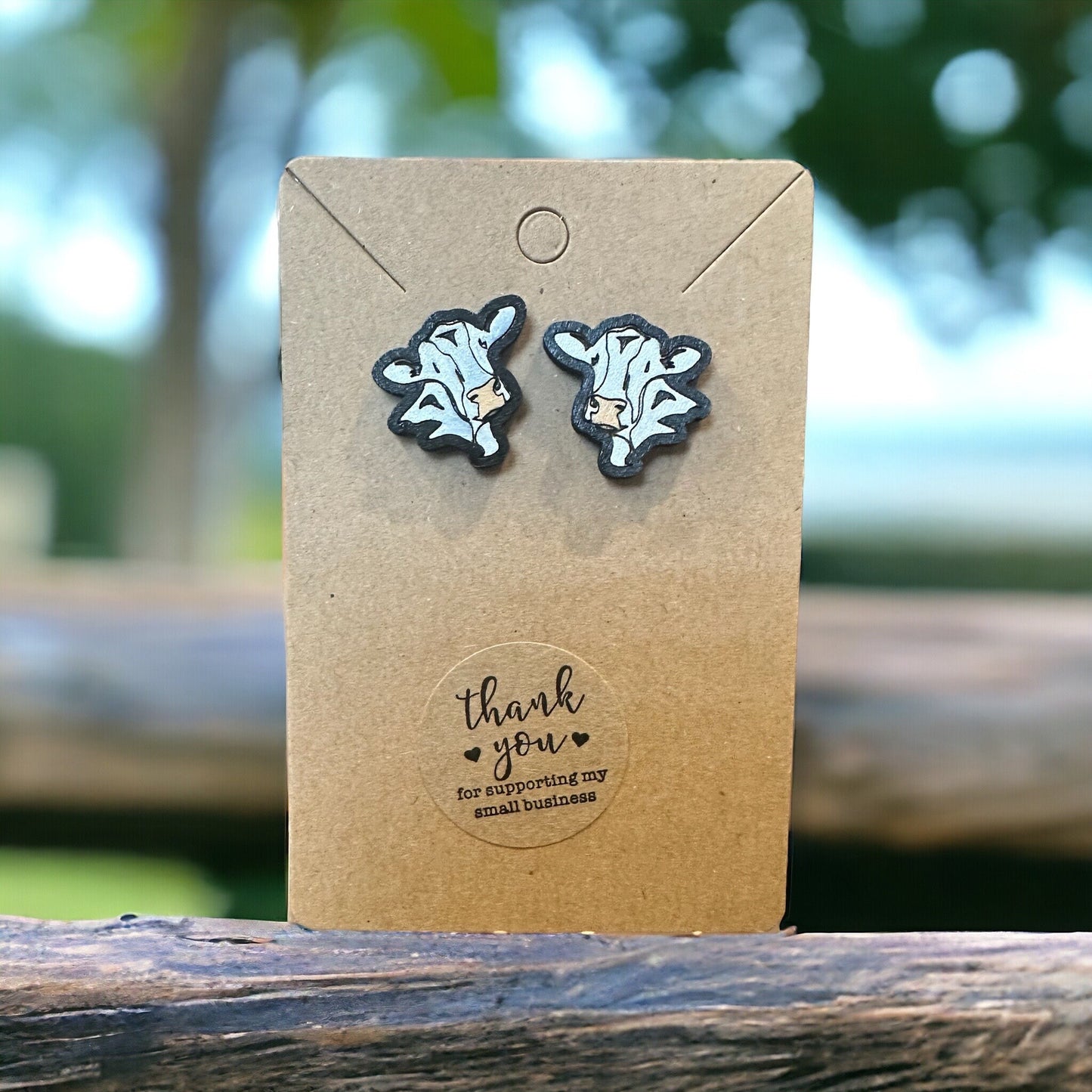Cow Earrings