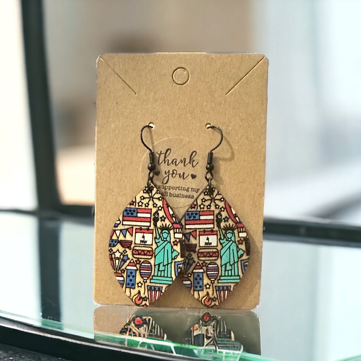 4th of July Icon Earrings