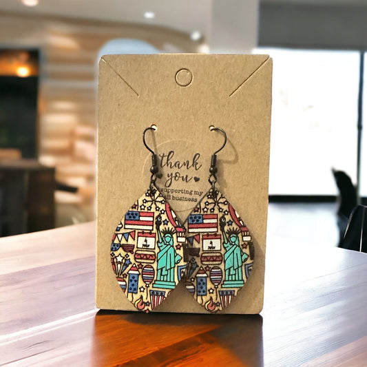 4th of July Icon Earrings
