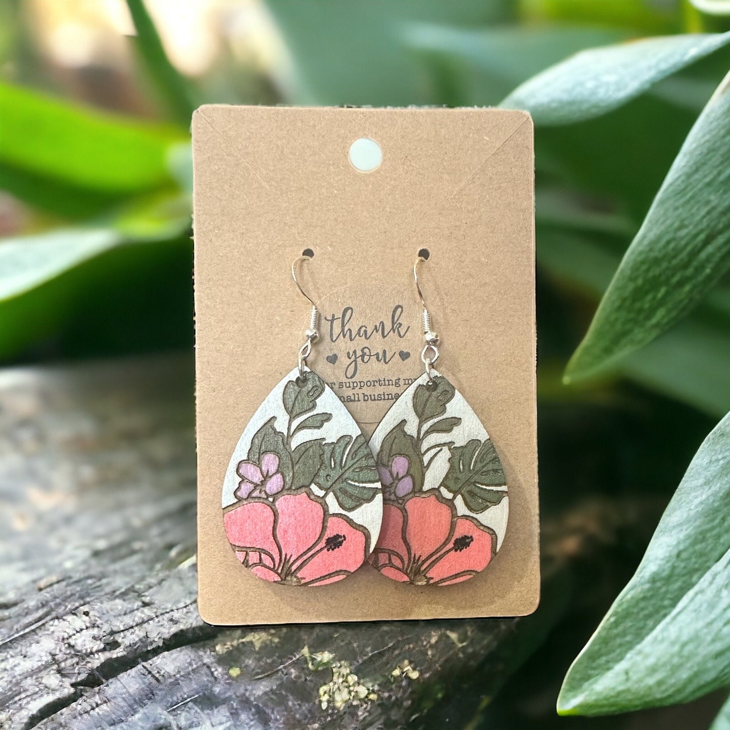 Floral Tropical Earrings