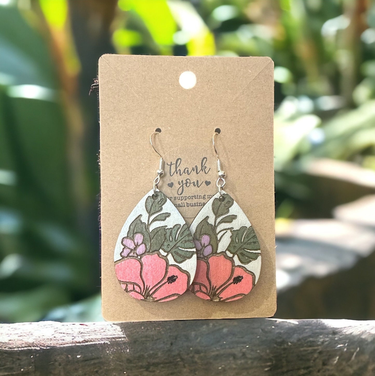Floral Tropical Earrings