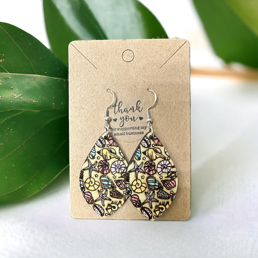 Coastal Seashell Earrings