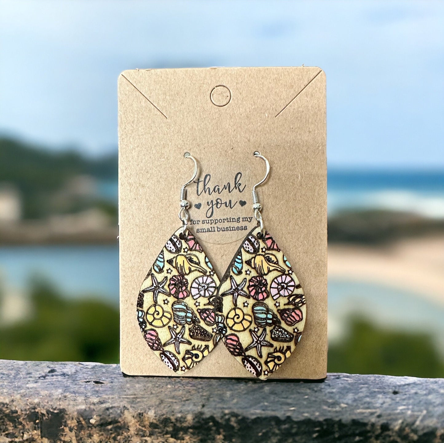 Coastal Seashell Earrings
