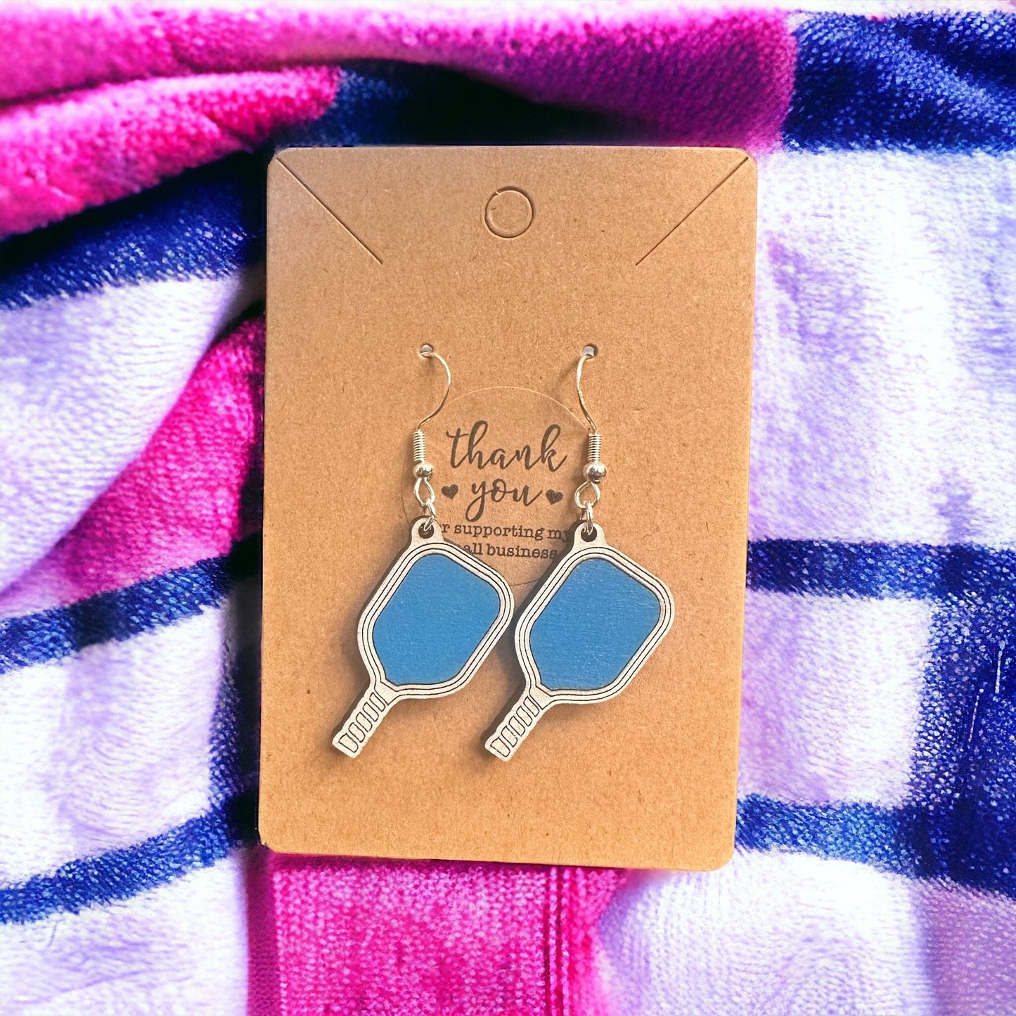 Pickleball Paddle Drop Earrings