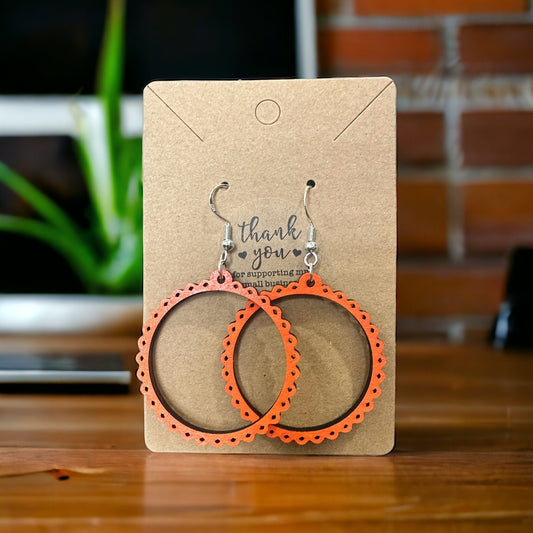 Dainty Eyelet Earrings